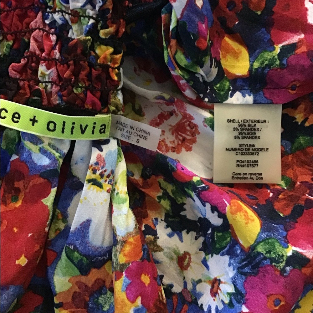 Alice + Olivia Multicolor Floral Skirt - Picture 4 of 7